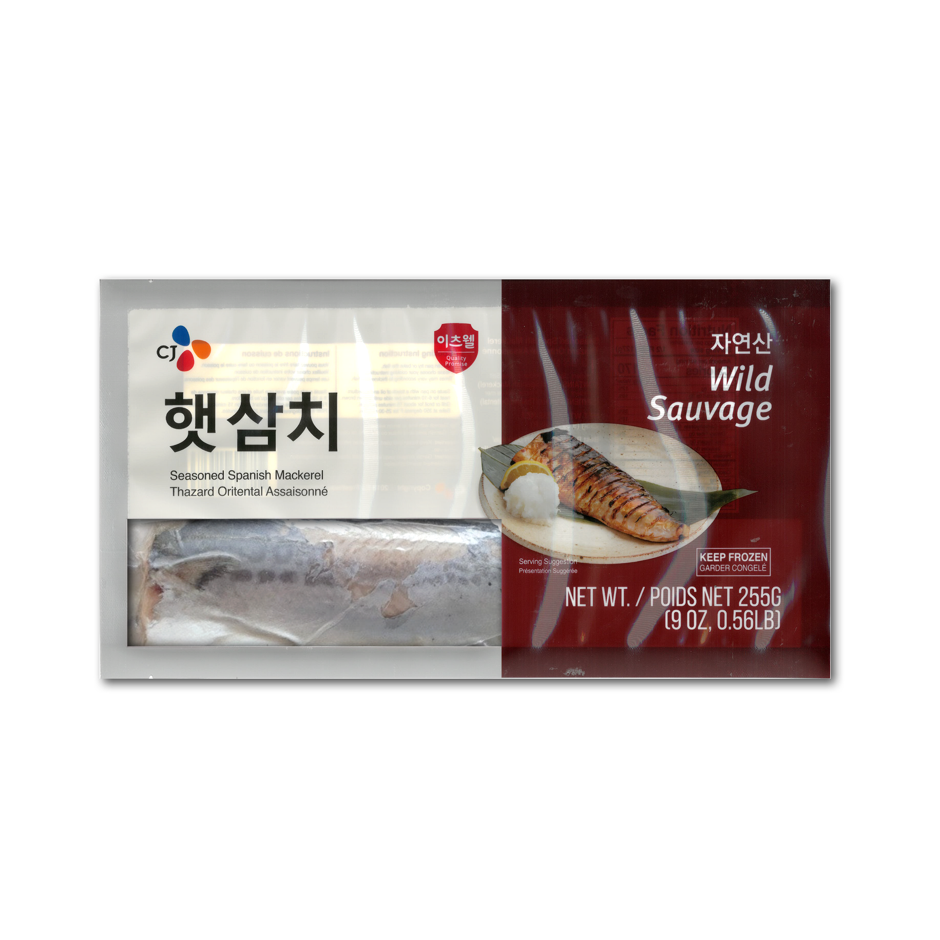 CJ ITSWELL SPANISH MACKEREL/씨제이 햇 삼치 255g*36