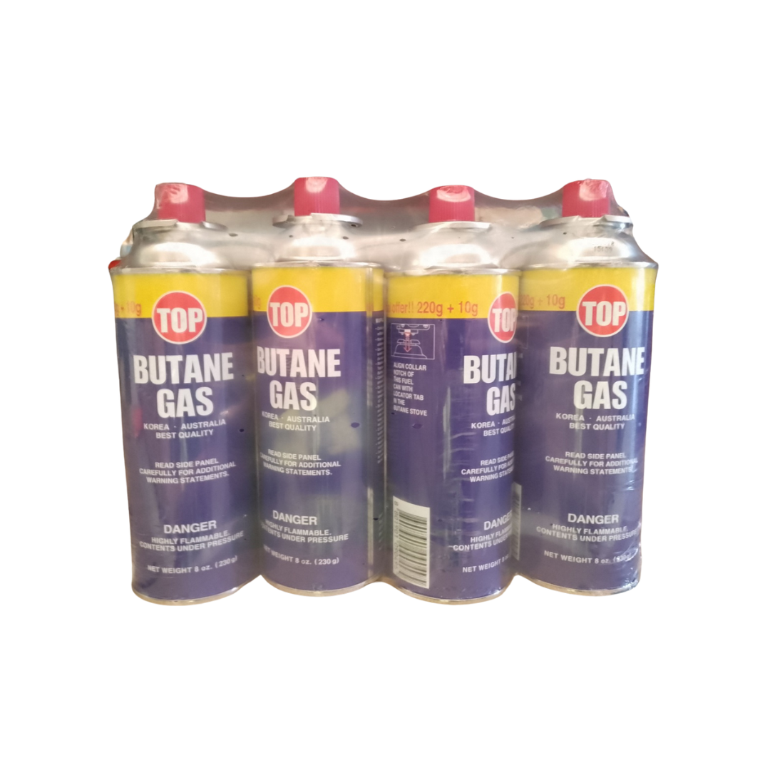 PORTABLE BUTANE GAS CARTRIDGE 220G/T 부탄가스 220g*4P *7