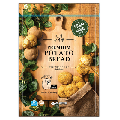PREMIUM REAL POTATO BREAD 480g*8/구황작물 진짜 감자빵