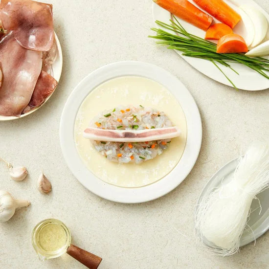 CJ bibigo WHOLE SQUID MANDU 200g*24/비비고 통오징어 만두 200g*24