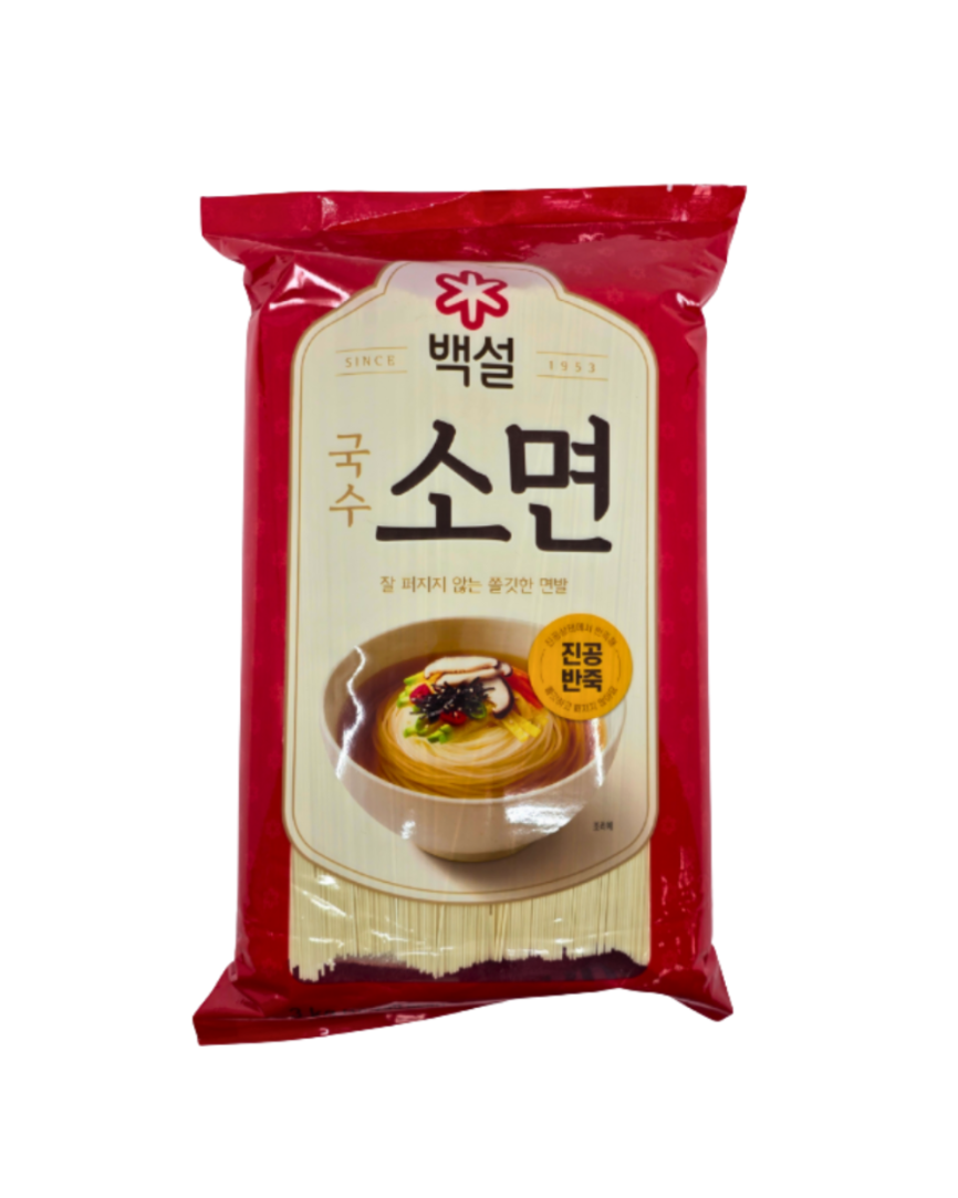 CJ ベクスル 韓国風細麺 3kg*4/씨제이 백설 소면 대