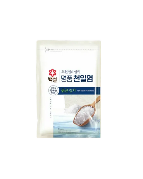 CJ ソーラーソルト 5kg*4/씨제이 천일염(오천년의신비) 굵은입자 5kg