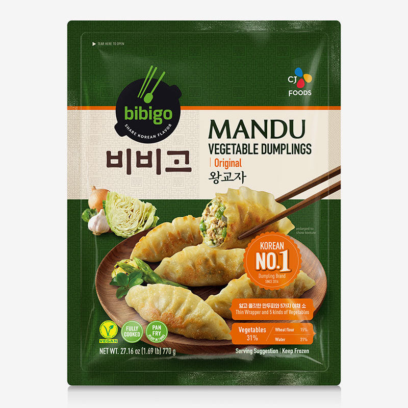 CJ BEKSUL BIBIGO オリジナル餃子 770G*8 / 씨제이 비비고 오리지널 왕 교자