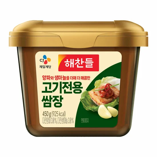CJ Seasoned Soybean Paste for BBQ(fermented) 450g*24/씨제이 해찬들 고기전용 쌈장