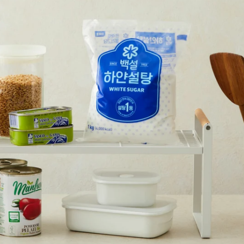 CJ BEKSUL WHITE SUGAR 1kg*16/씨제이 백설 하얀 설탕 1kg