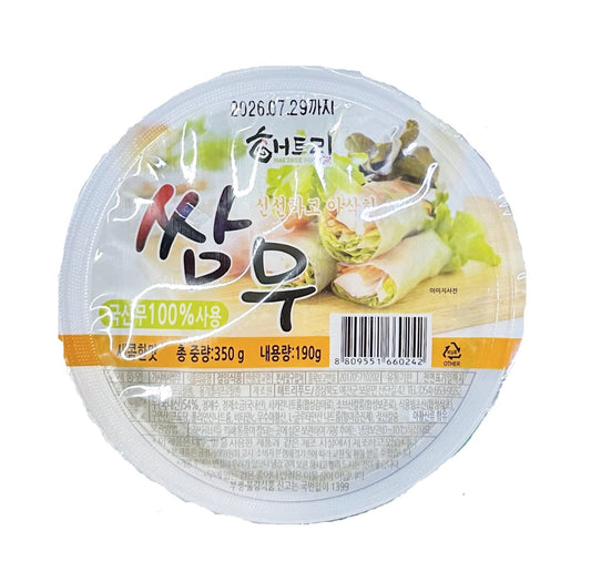 韩式烧烤萝卜卷（酸甜口味）340g*18/쌈무 (새콤한맛)
