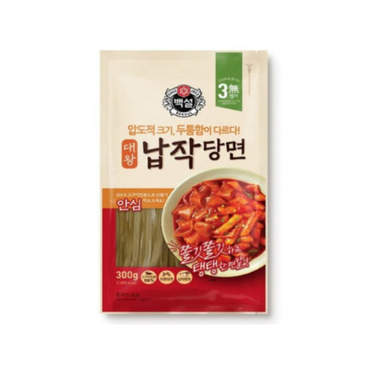 CJ BAEKSUL フラットヌードル 300G/씨제이 백설 대왕 납작 당면