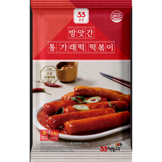 33WHOLE GARAETTEOK TTEOKBOKKI 470g*20 / 33 통 가래떡 470g