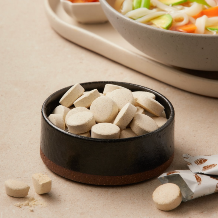 无品牌简易肉汤底料 87.5g*10/노브랜드 간편 육수 한알
