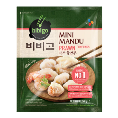 CJ BIBIGO MINI MANDU PRAWN WATER DUMPLING 350g*16 / 씨제이 비비고 새우물만두