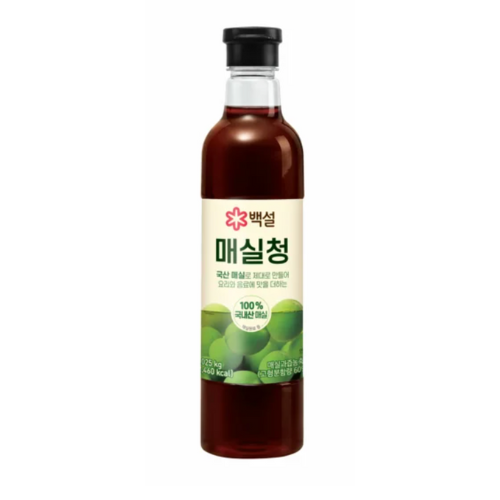 CJ BEKSUL PLUM SYRUP 1.025KG*9/씨제이 백설 매실청