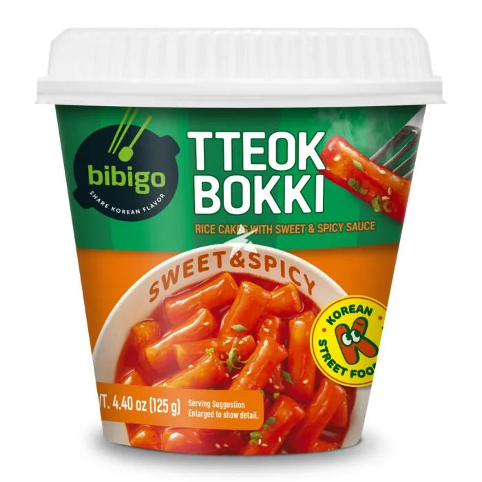 CJ bibigo 杯装原味炒年糕 (原味) TTEOKBOKKI CUP SWEET&SPICY 125G*24