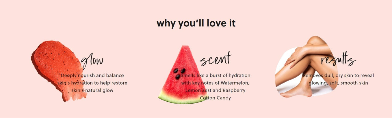 Tree Hut Watermelon Shea Sugar Scrub 510g /트리헛 바디스크럽 워터멜론