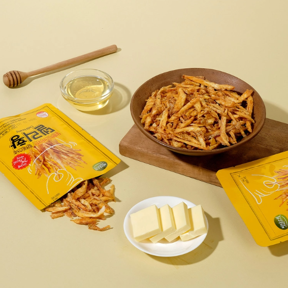Delihwang Pollock Snack Butter 20g*20/ 델리황 황태스낵 버터맛