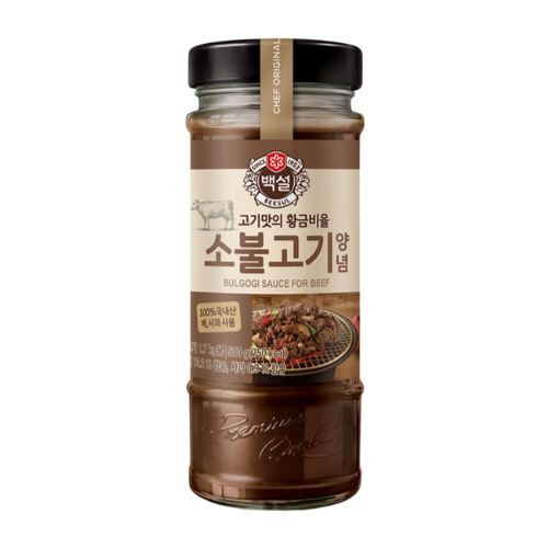 CJ KOREAN BBQ SAUCE BEEF BULGOGI FLAVOUR 500g*12/씨제이 백설 소불고기 양념