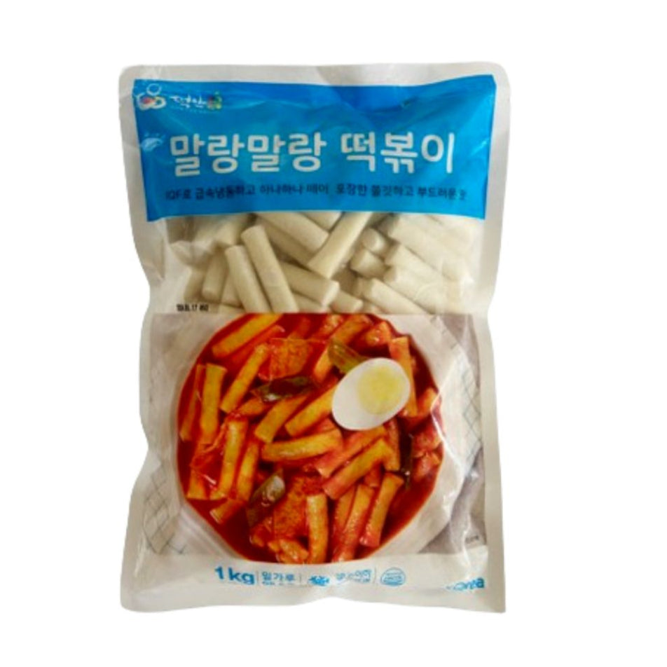 トッポギ餅 (IQF) 1kg*8/밀떡볶이 말랑말랑 일반 (IQF)