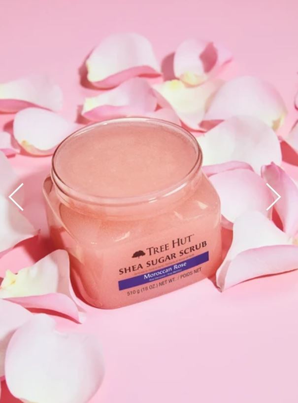 Tree Hut Moroccan Rose Shea Sugar Scrub 510g / 트리헛 바디스크럽 모로칸로즈