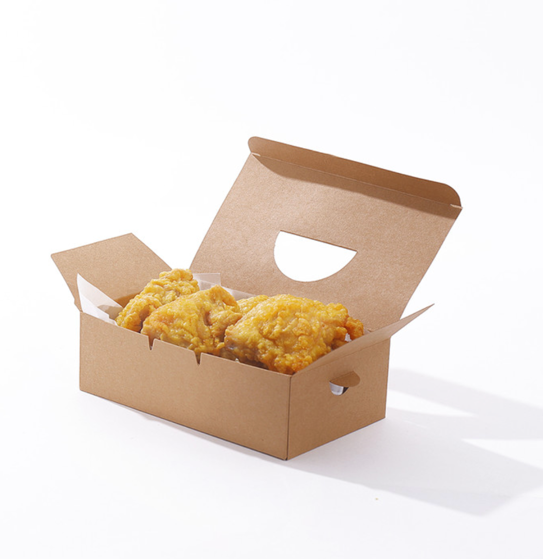 Chicken Box brown paper (M/L) /크라프트 치킨 상자 무지 (중/대)