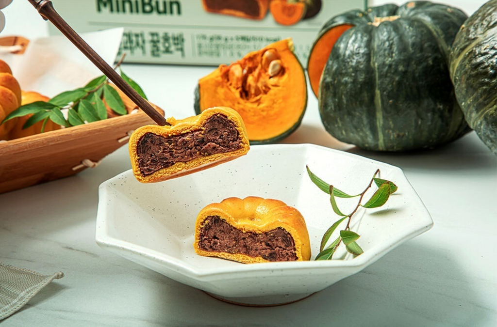 (予約) 冷凍餅 ソンピョンかぼちゃ 小売用 2kg*4/(선오더)[냉동해동] 송편 (호박) 