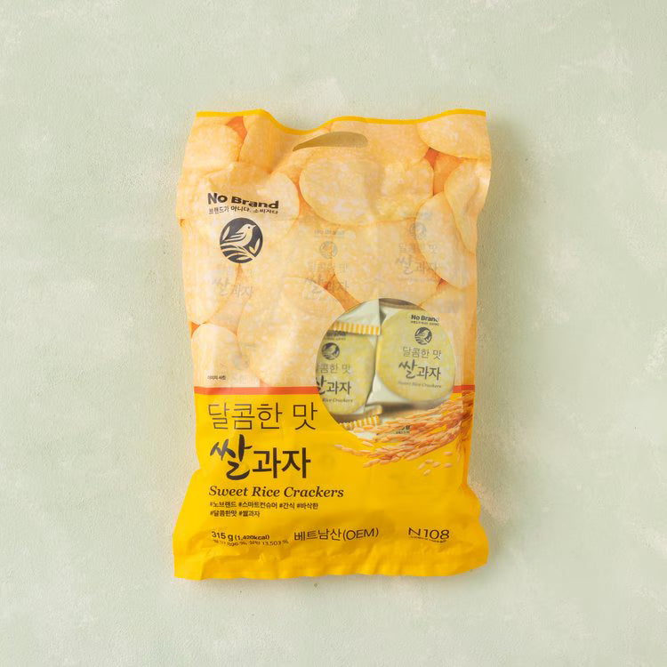 ノーブランド ライススナック(甘口) 315g*10個/노브랜드 쌀과자 달콤한맛