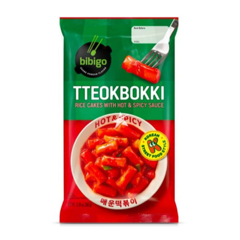CJ BIBIGO TTEOKBOKKI POUCH HOT&SPICY 360G*12 / 비비고 상온 떡볶이 파우치(스파이시)