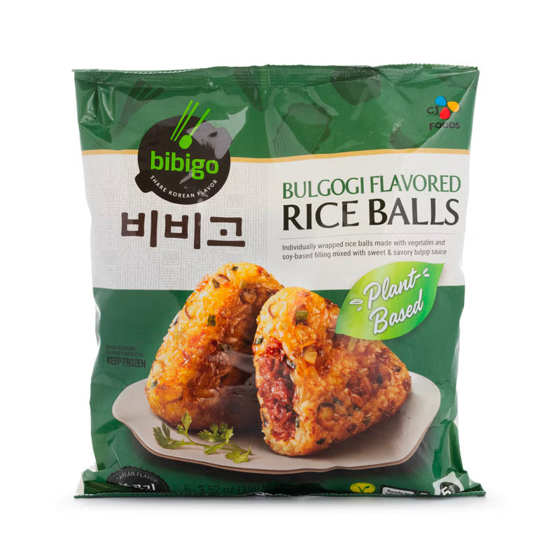 CJ FRIED RICE BALL VEGAN BULGOGI FLAVOR 500G*12 씨제이 비비고 식물성 불고기 주먹밥