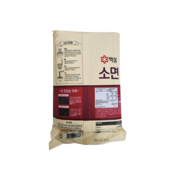 CJ ベクスル 韓国風細麺 3kg*4/씨제이 백설 소면 대