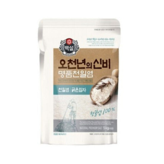 CJ ソーラーソルト 5kg*4/씨제이 천일염(오천년의신비) 굵은입자 5kg