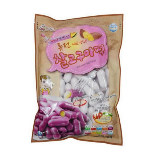 トッポッキ さつまいも餅 500g*12個/떡안애 고구마떡