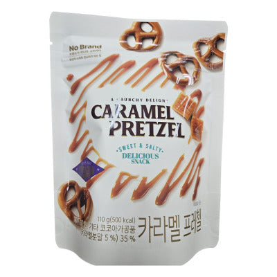 No Brand Caramel Pretzel/노브랜드 카라멜프레첼 110g*12