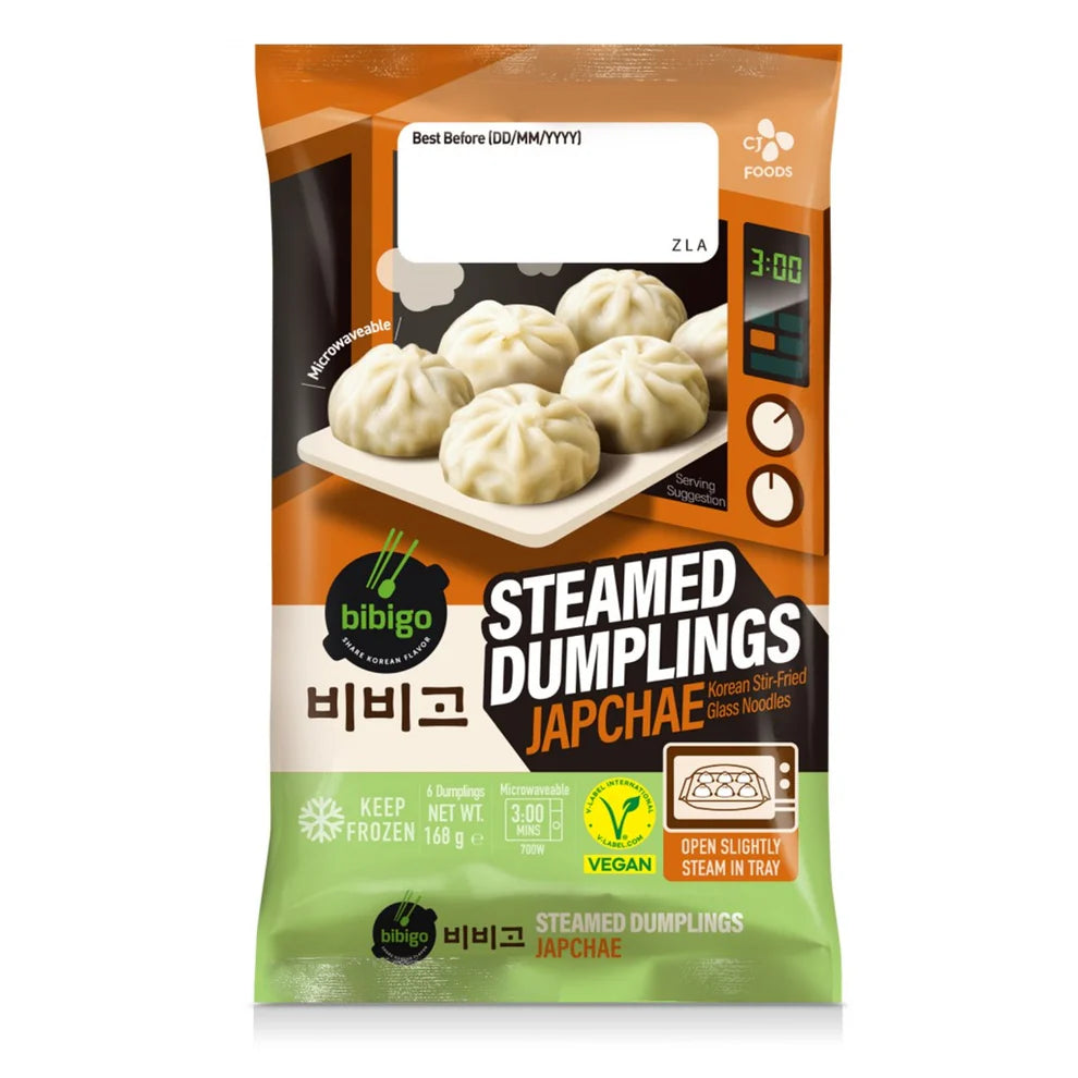 BIBIGO MANDU STEAMED JAPCHAE 168G*24 씨제이 비비고 찐만두 잡채
