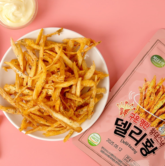 Delihwang Pollock Snack Grilled Pollock Roe 20g*20/ 델리황 황태스낵 명란구이맛
