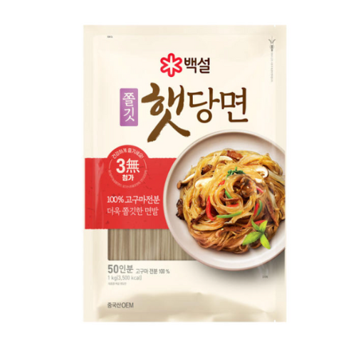 CJ ペクスル グラスヌードル 1kg/씨제이 백설 햇 당면 1kg