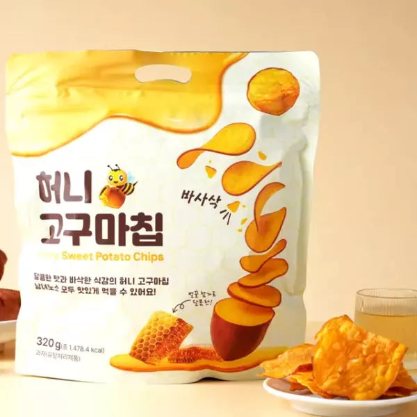 HONEY SWEET POTATO CHIPS/ 허니 고구마칩 320g*10