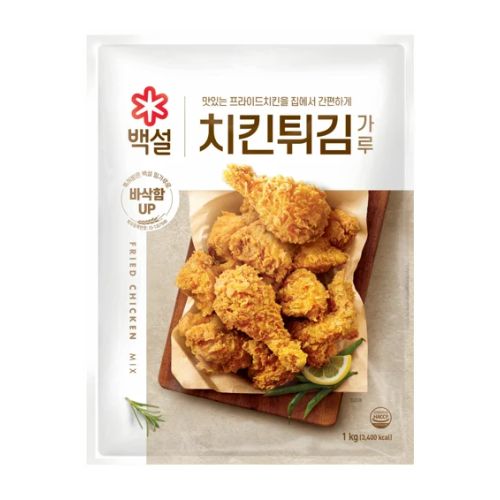 CJ ベクスル フライドチキン用小麦粉 1kg*10個/ 씨제이 백설 치킨 튀김가루