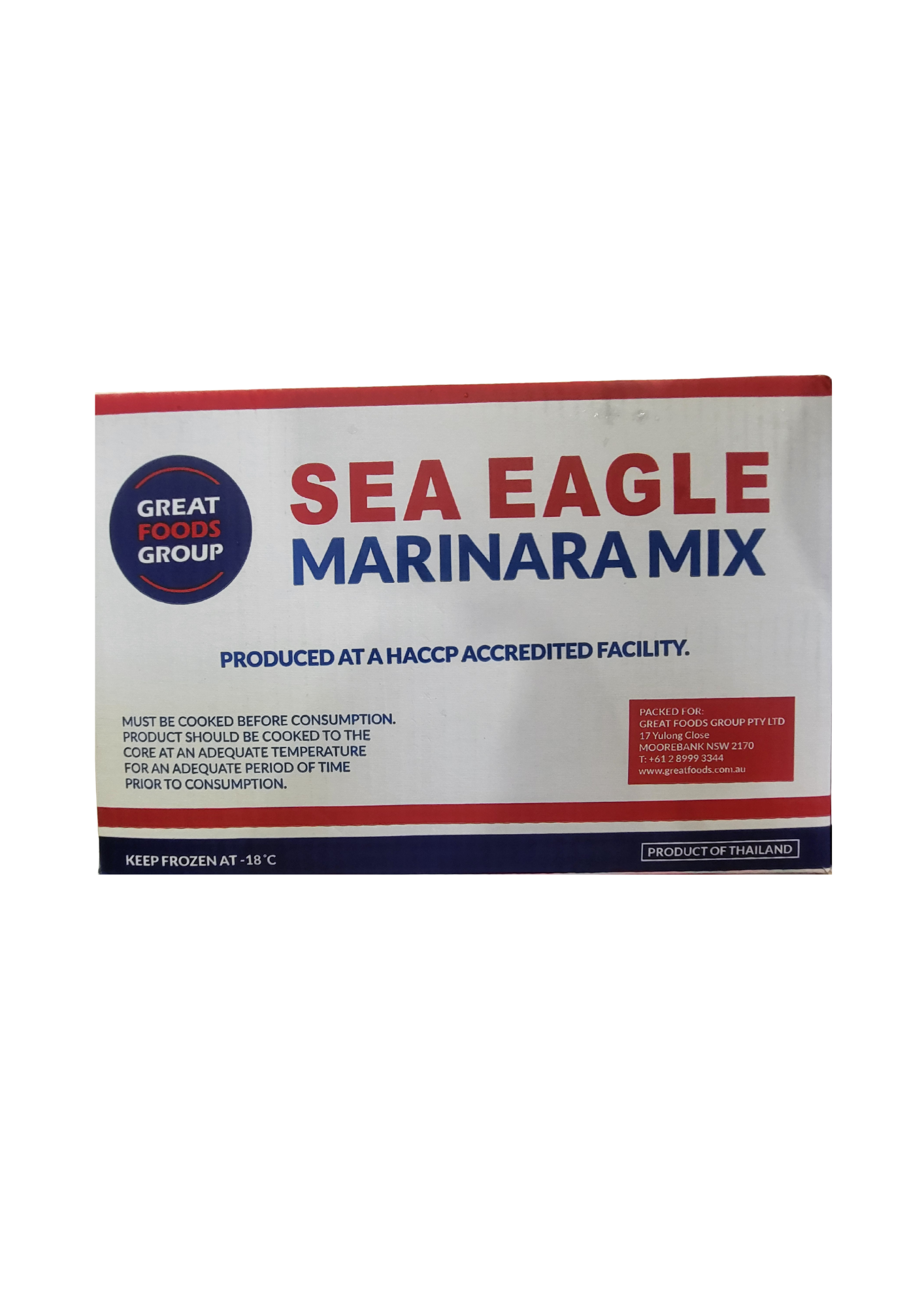 冷冻海鲜（Marinara）混合煮熟（GOF）1kg*10/냉동 해물믹스