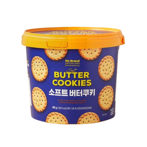 ノーブランド バタークッキー 400g*6/노브랜드 소프트 버터 쿠키