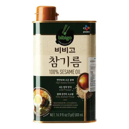 CJ BIBIGO SESAME OIL 500ML*12 / 씨제이 비비고 참기름 500ML