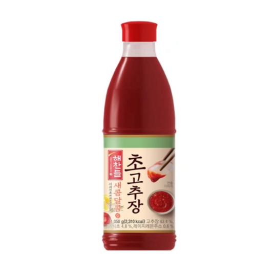 CJ Vinegared Hot Pepper Paste 1.05kg*12/해찬들 우리쌀로 만든 새콤달콤 초고추장
