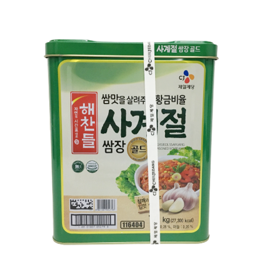 CJ 韓国バーベキュー (サムジャン) 濃厚ソース ヘチャンドル 14kg/씨제이 해찬들 쌈장