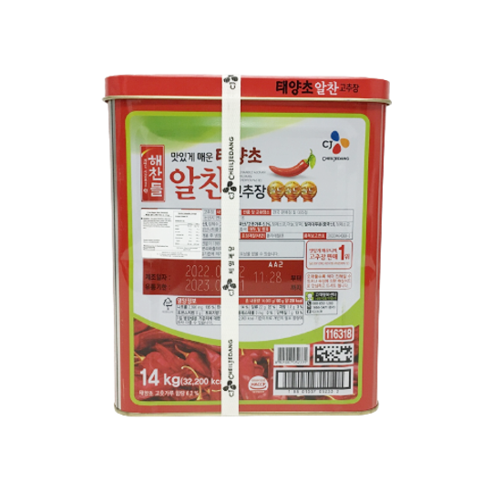 CJ 唐辛子ペースト ヘチャンドル 14kg/씨제이 해찬들 고추장 대용량