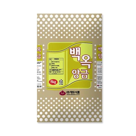 (Preorder) Processed Paste White Pea Bean - Baegok 5kg*2/(선주문) 백옥 앙금 55M
