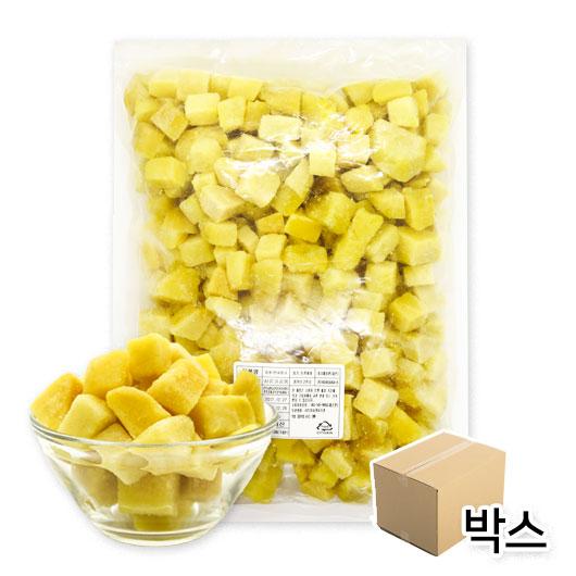 (Preorder) Frozen Sweet Potato Dice 2kg/(선오더) 냉동 고구마 다이스