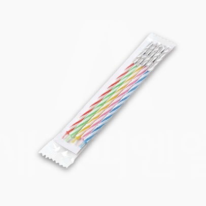 (予約注文) バースデーキャンドル (1Yr、S、5x100)/생일초 (1년초、S、5x100、케이스)