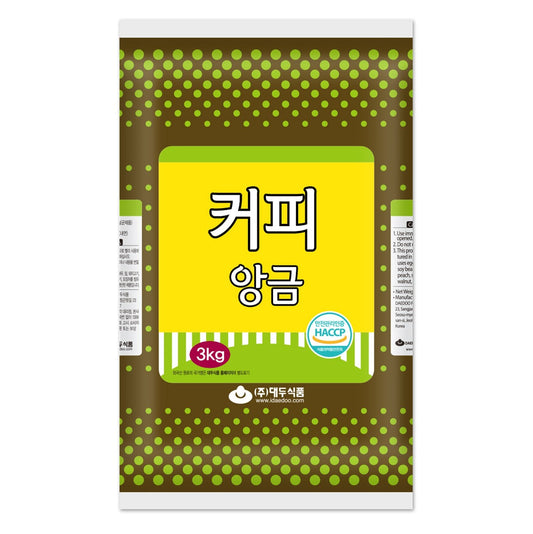 (予約注文) 加工ペースト白豆コーヒーペースト 3kg*4/(선주문) 커피 앙금