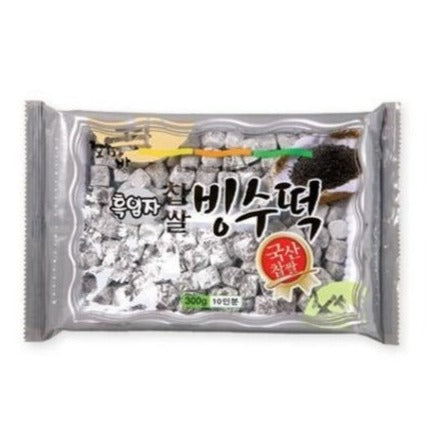 (Preorder) Rice Cake Black Sesame Dice 300g*24/(선주문) 흑임자 빙수떡