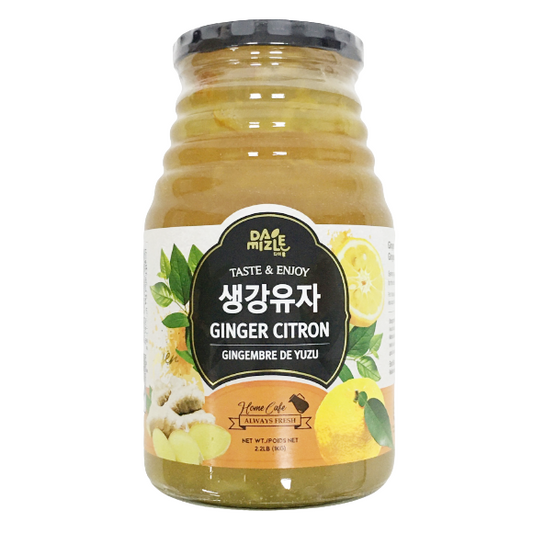茶生姜ゆず茶 1kg*12/생강 유자차
