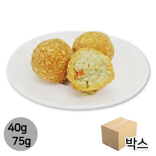(予約販売) パーベーキングクラムポテトボール 40g/(선오더) 냉동 생지 크럼 감자볼 소
