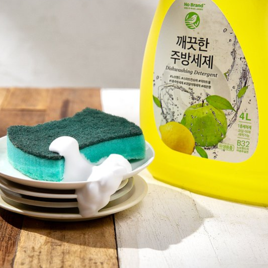 ノーブランド 食器用洗剤 4L*4/노브랜드 깨끗한 주방 세제