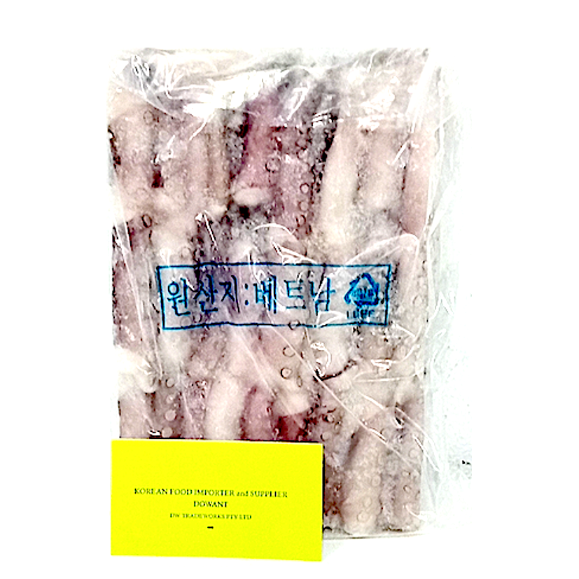 冷冻豆浆鱿鱼切块大500g*6/절단 쭈꾸미 대